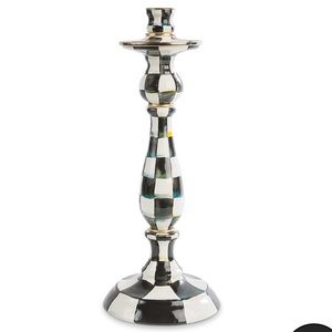 MacKenzie-Child’s - Courtly Check Enamel Candlestick - Large